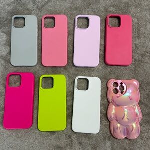 Colorful iPhone 16 ProMax Case Set, MagSafe